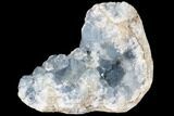 Celestine (Celestite) Crystal Geode Section - Madagascar #87133-1